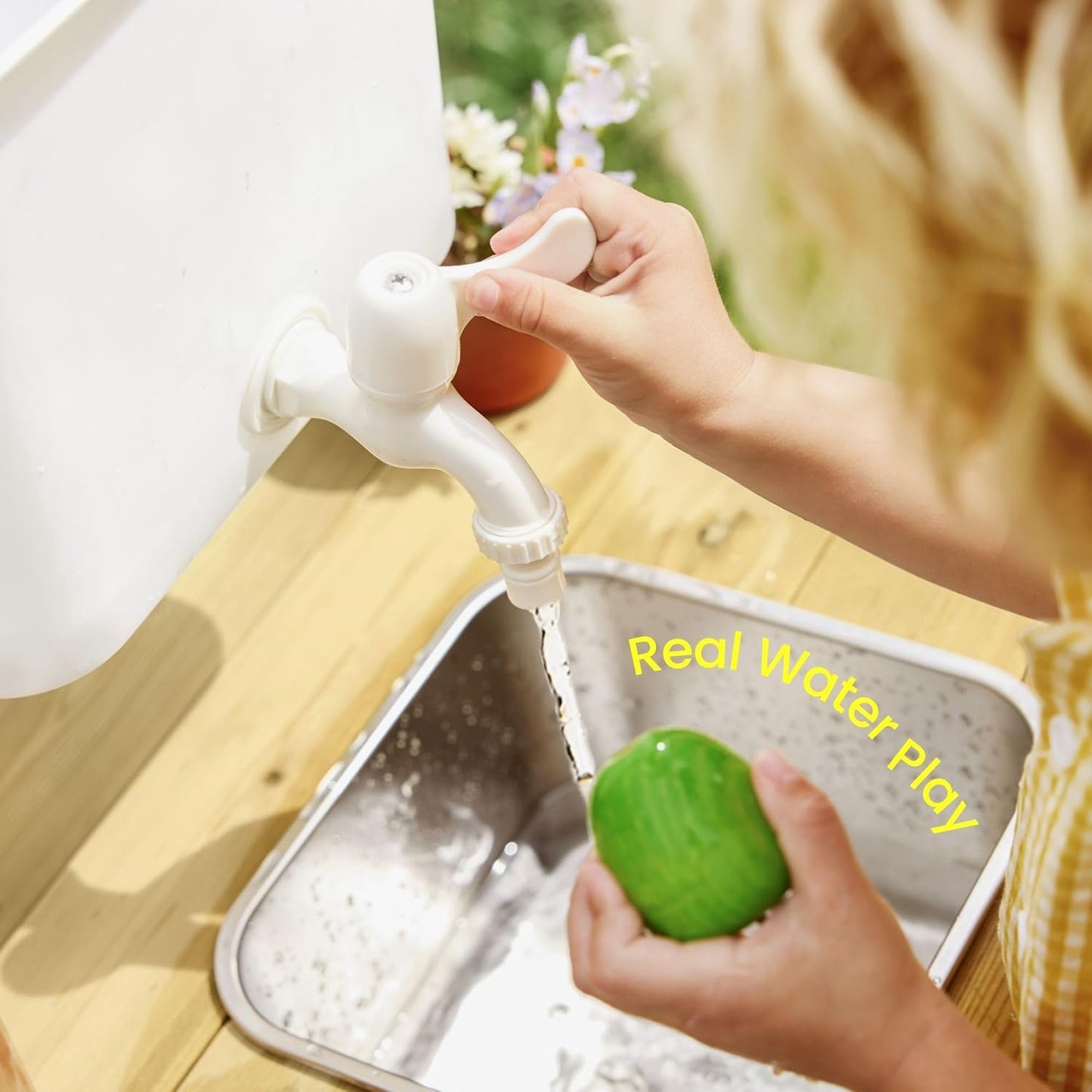 Kids Outdoor Mud Kitchen with Water Tank