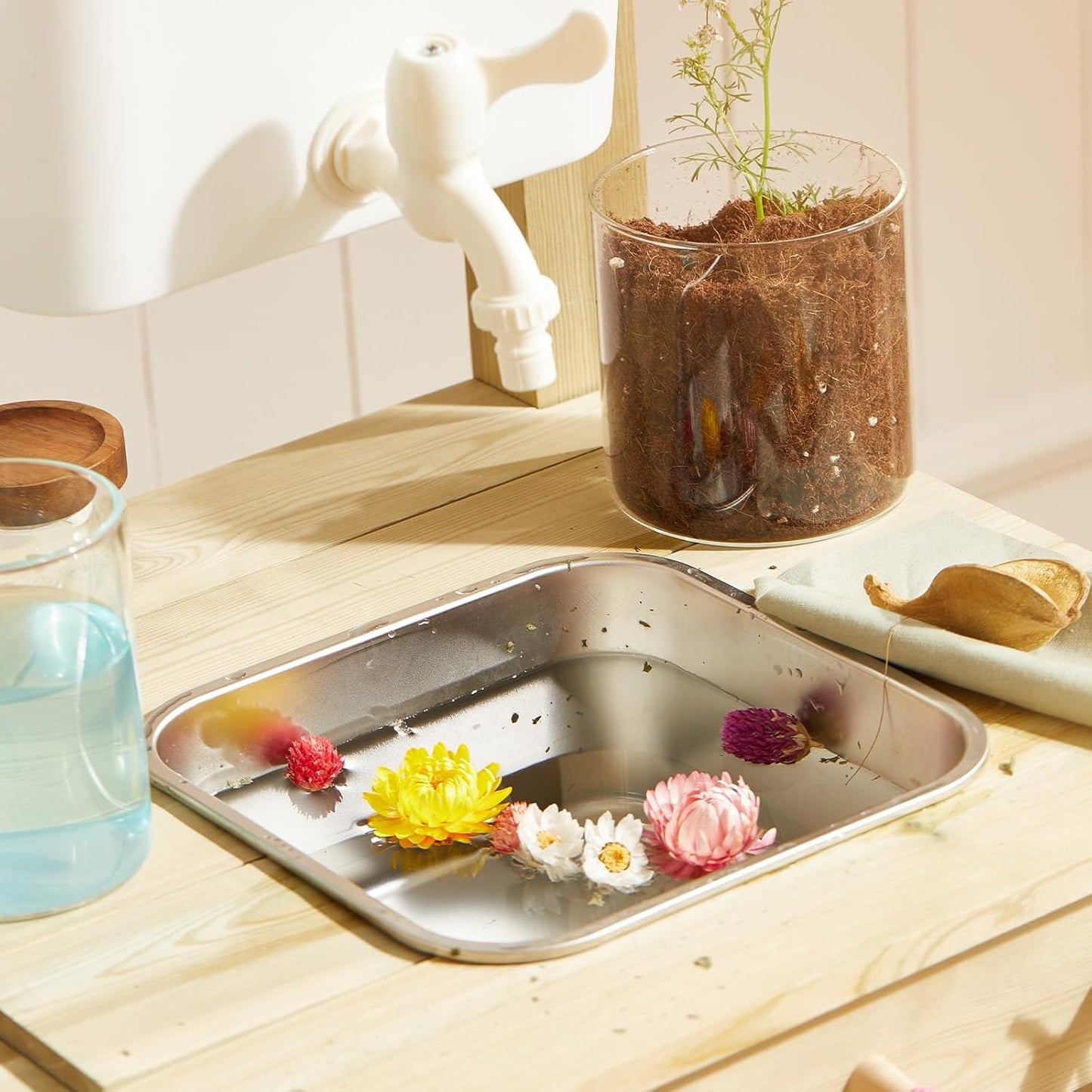 Kids Outdoor Mud Kitchen with Water Tank