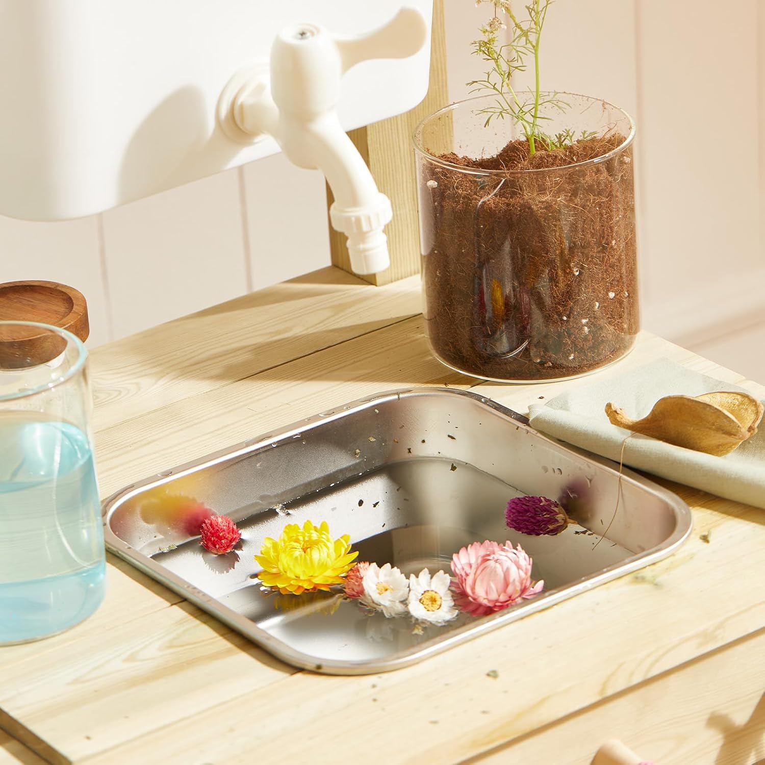 Kids Outdoor Mud Kitchen with Water Tank