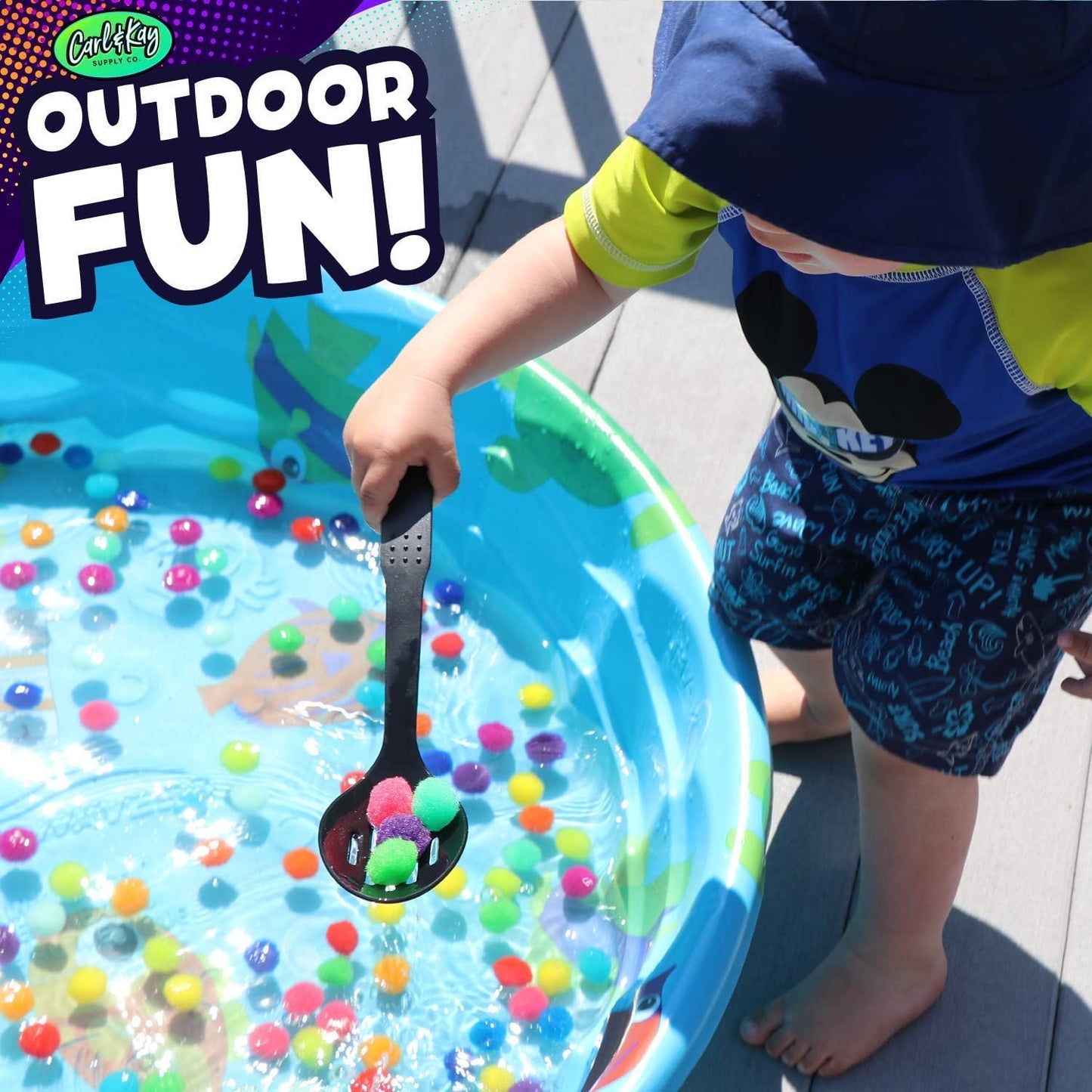 Colorful Craft Pom Poms for Kids – Sensory Play & Fine Motor Activities