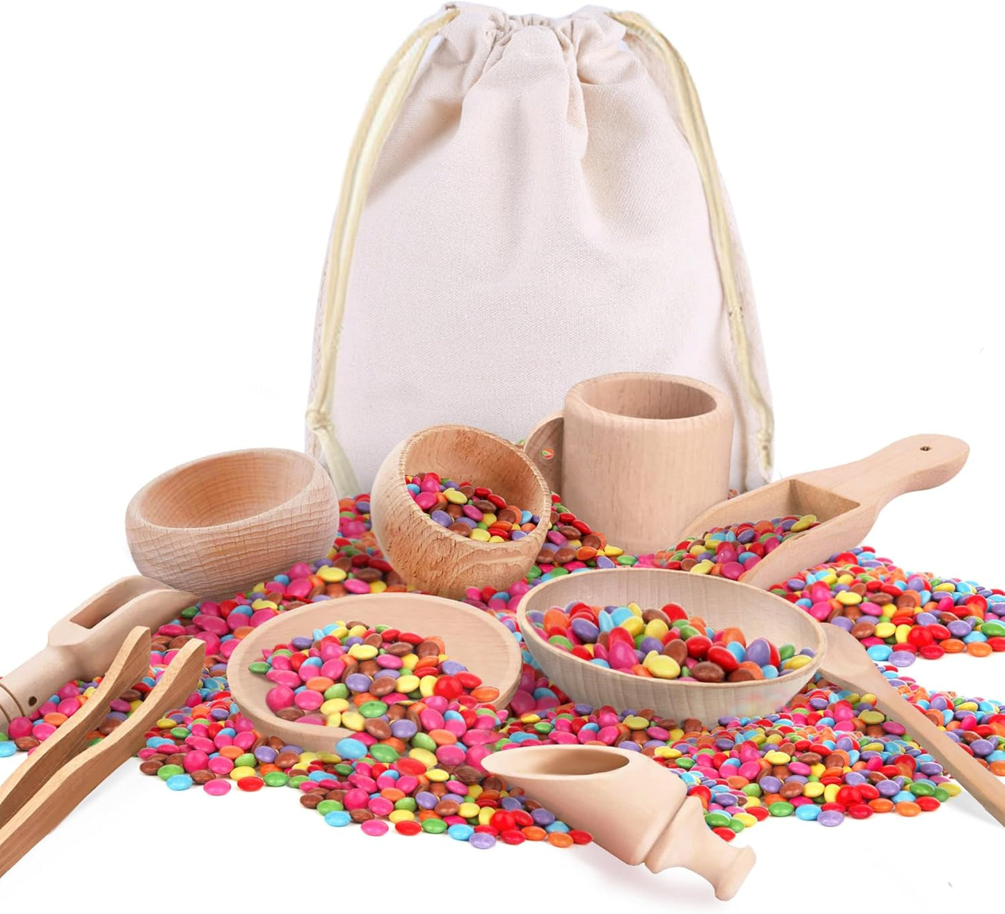 Toddler Sensory Bin Scoops & Fine Motor Tool Se