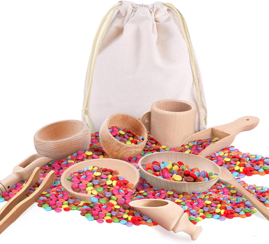 Toddler Sensory Bin Scoops & Fine Motor Tool Se