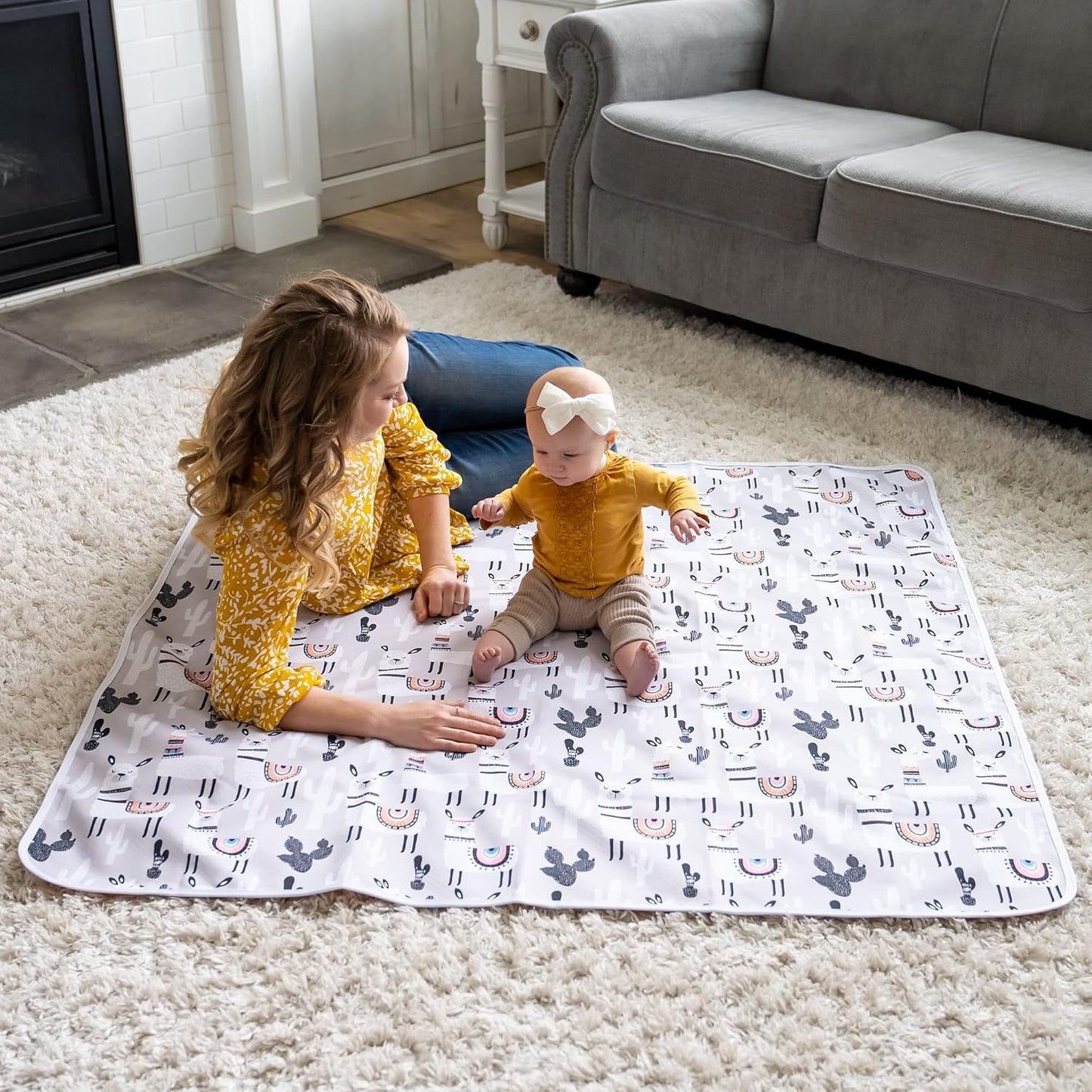 Splat Waterproof Splat Mat for Kids – Reusable Floor Mat for Sensory Play, Crafts & Mealtime
