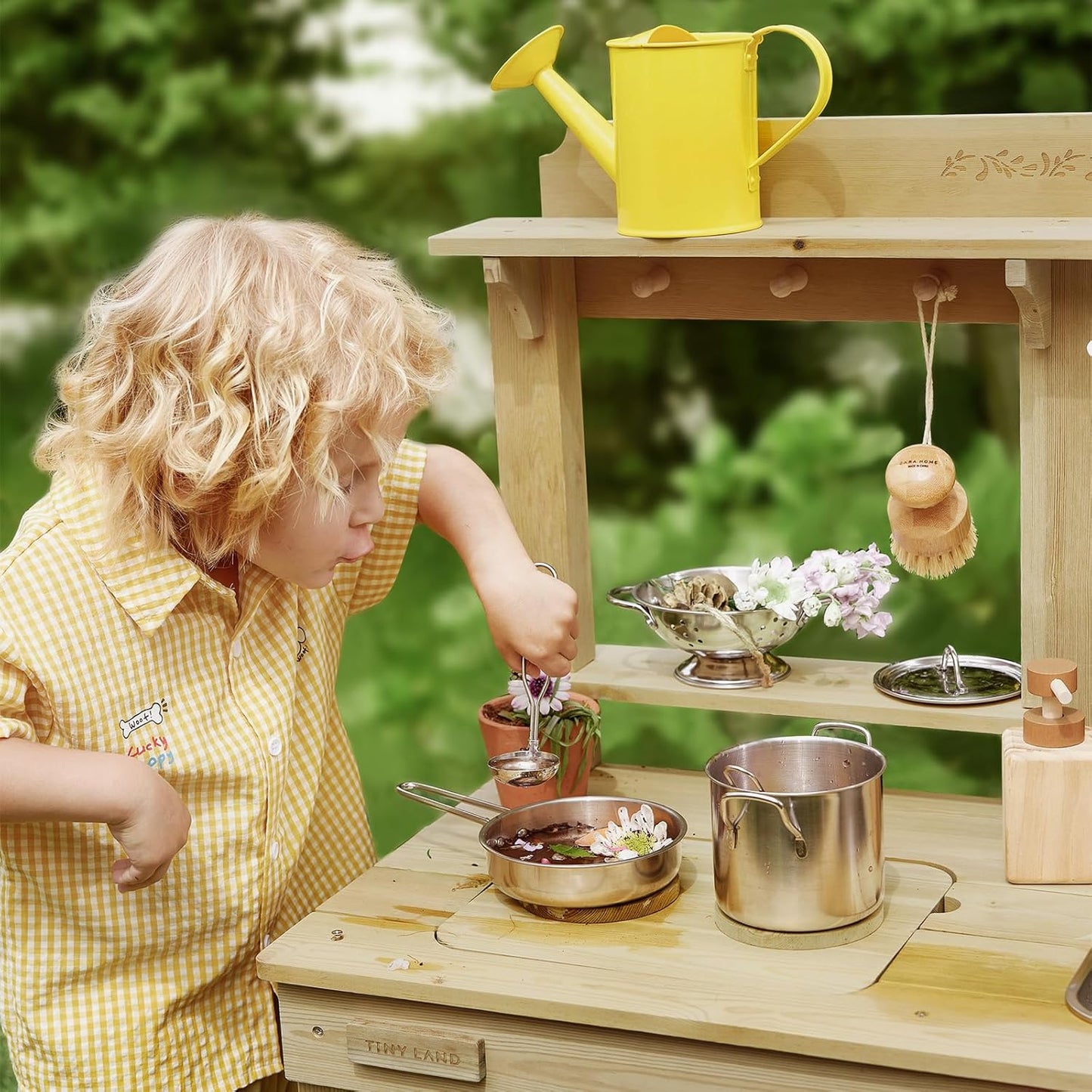 Kids Outdoor Mud Kitchen with Water Tank